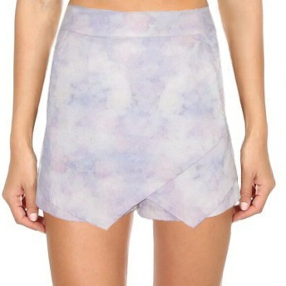 Purple ombre floral envelope skort  and crop top set Barbie Barbiecore b60 - Picture 12 of 12